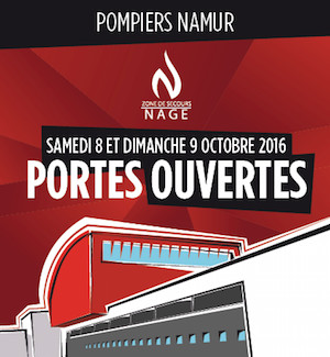 Namur : Journées Portes Ouvertes chez les Pompiers