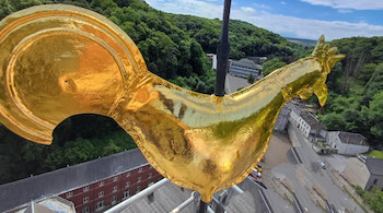 Eglise Saint Berthuin : le nouveau coq veille sur les habitants de Malonne