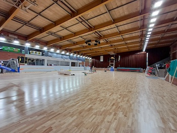 Un nouveau parquet pour le  Hall Octave Henry de Saint-Servais 