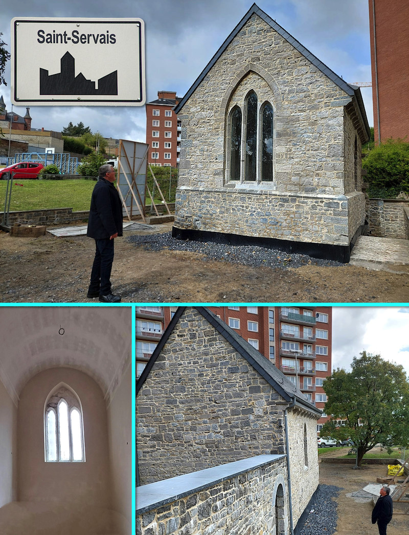 Saint-Servais, Chapelle Hastimoulin, restauration terminée