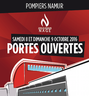 Namur : Journées Portes Ouvertes chez les Pompiers