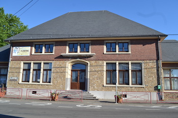 Ecole de Flawinne : des escaliers de secours 