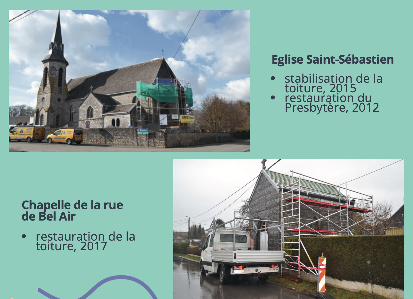 Loyers : l'église  Saint Sébastien et la chapelle