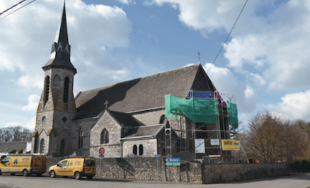 Loyers : l'église  Saint Sébastien et la chapelle