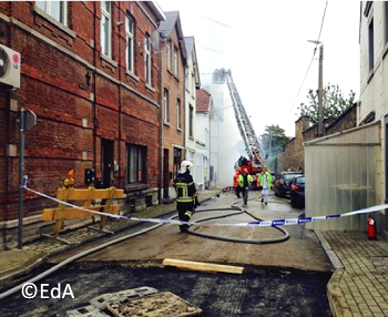 Explosion dans une maison à Wépion