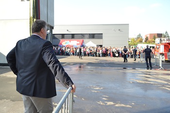 Un monde fou pour les Journées Portes Ouvertes à la nouvelle Caserne des Pompiers