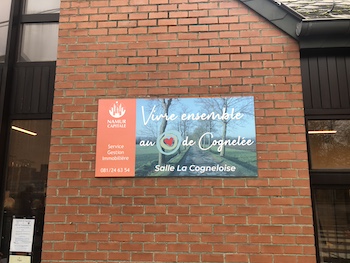 La Cogneloise : nouveau nom de la salle communale de Cognelée