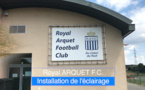 Arquet FC : installation de l'éclairage