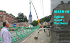 Malonne : un chantier spectaculaire à Saint-Berthuin